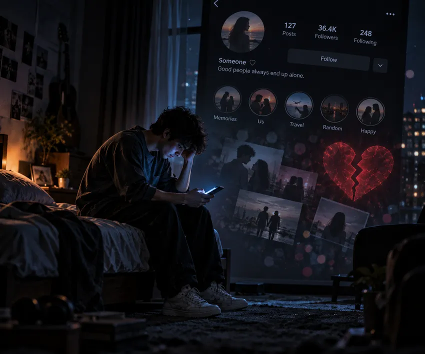 Sample AI output for User Block Memory Edit: 4 AI Photo Prompts for Moody, Story-Led Pictures