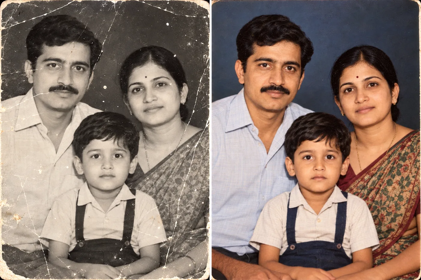 Sample AI output for Restore Old Family Photos with AI: 6 Careful Prompts and an Honest Guide
